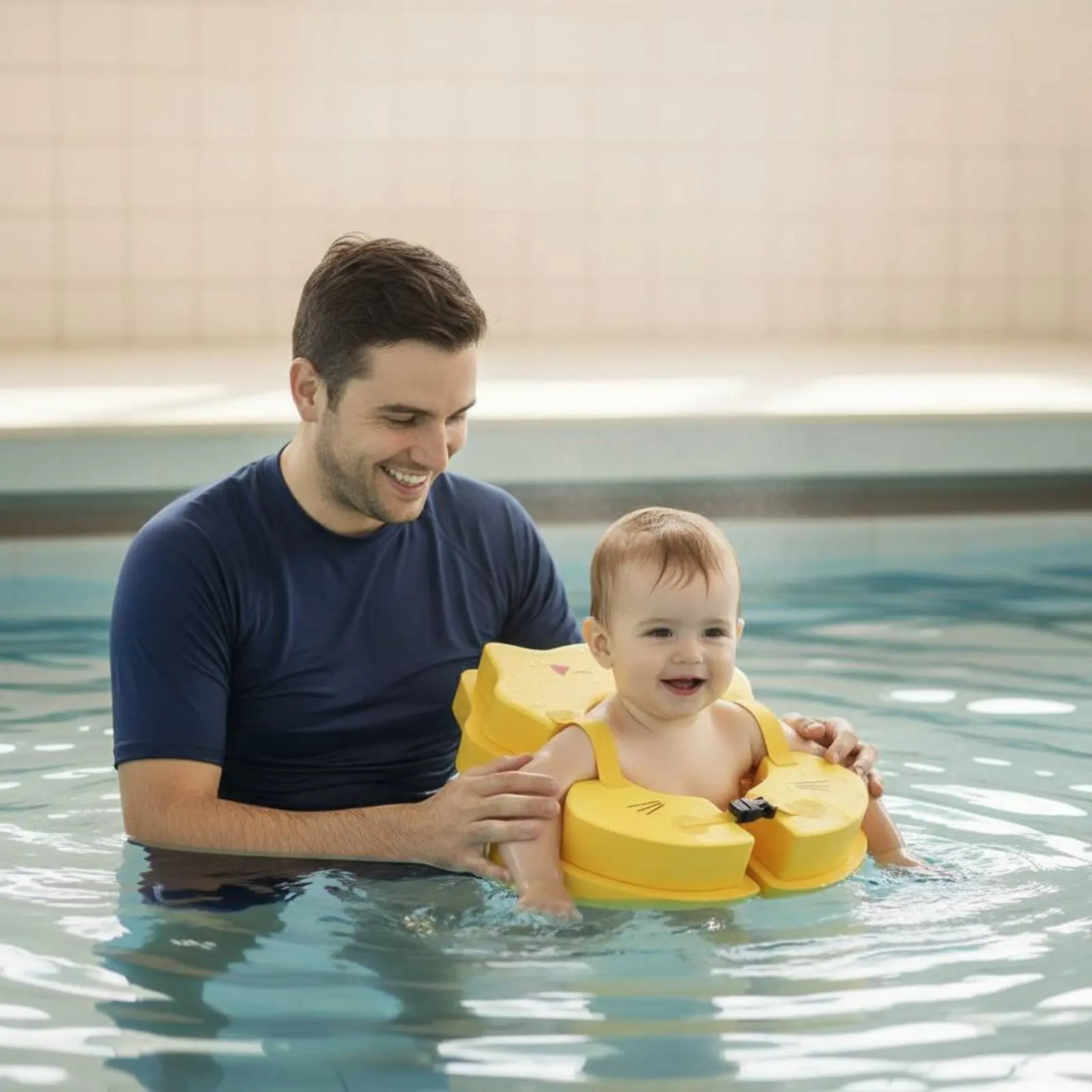 

Inflation-Complimentary Baby Aquatic Buoy Anti-Anti-Tip Underarm Swimming Buoy Firm Foam Baby Floatie Skingentle Material
