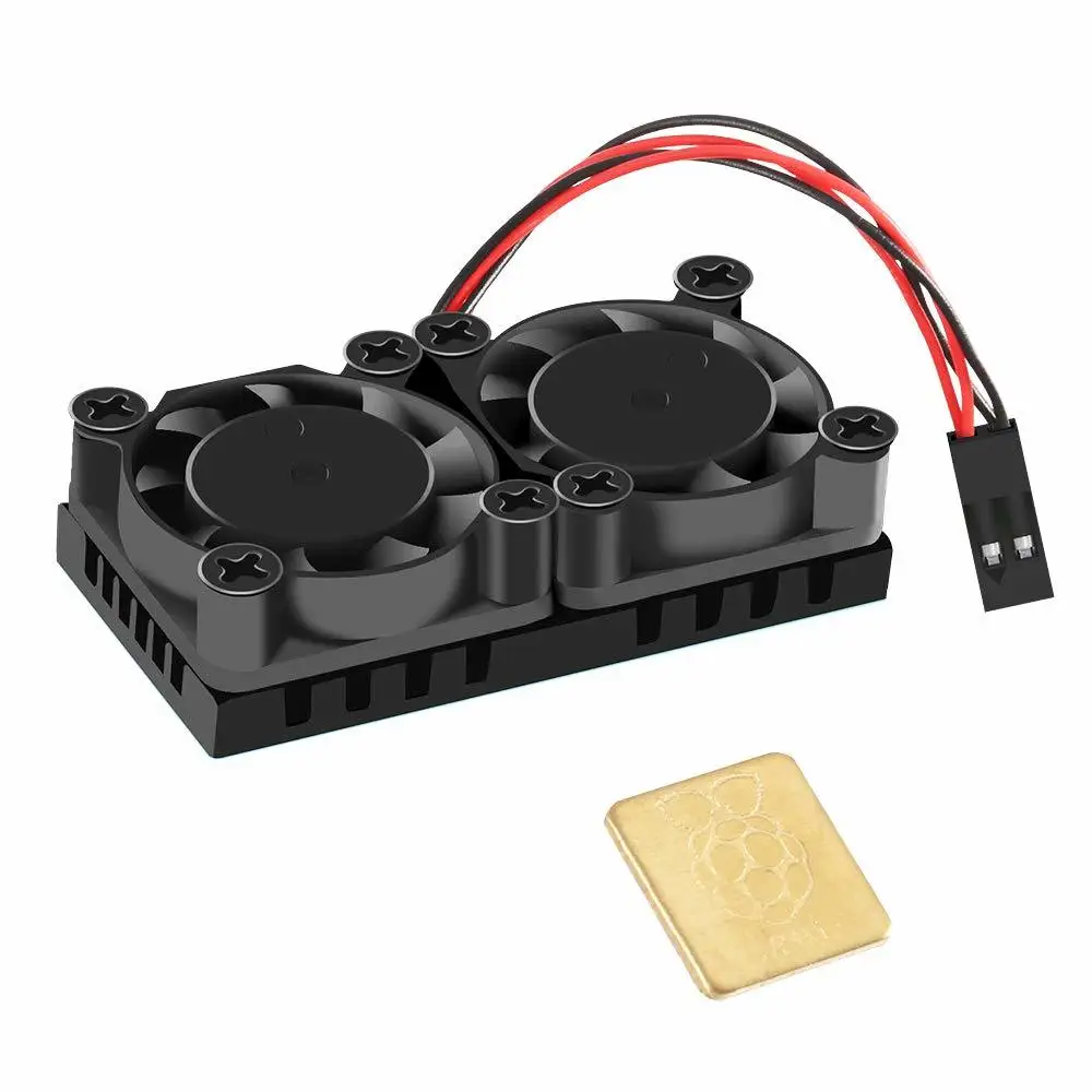 1/2/3pcs Raspberry Pi Cooling Fan with Thermal Conductive Adhesive Tape and Heat Sink for Raspberry Pi 3 2 Model B B+