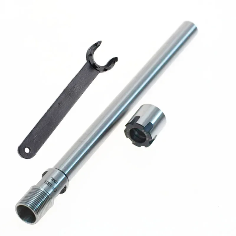 1set Adapter+keys C16 ER11 ER16 ER20 100L 150L 200L 250L Holder+1pcs Key Straight Shank 16mm Extension Rod For CNC Mill