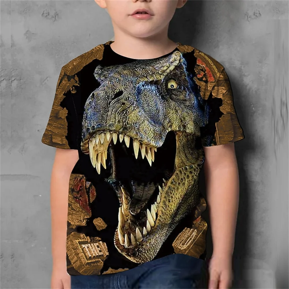 2024 Kids Boys Girls Casual T-Shirts 3d Printed Cartoon Funny T Shirt Children Birthday Gift Tshirts Baby Clothes Summer