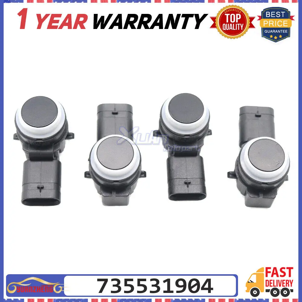 735531904 NEW 4pcs Reverse Parking Sensor For Citroen For Jeep Fiat 500L Alfa Romeo Peugeot Boxer Bipper