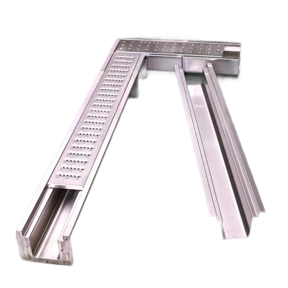 High Quality Modern Design Stainless Steel Shower Drain Channel Durable Easy Maintenance Cover for Floor Outdoor Drainage System