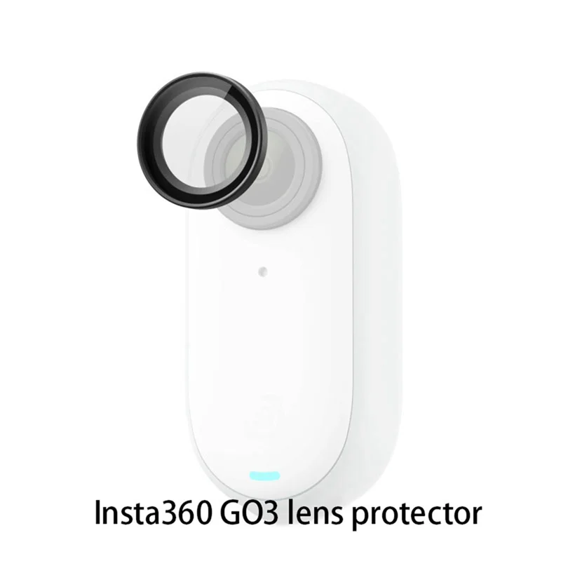 Upgraded For Insta360 GO 3 Lens Protector Screw-Type Portable Off Anti-Fog Multifunction Translucent Coating Protection Lens Acc