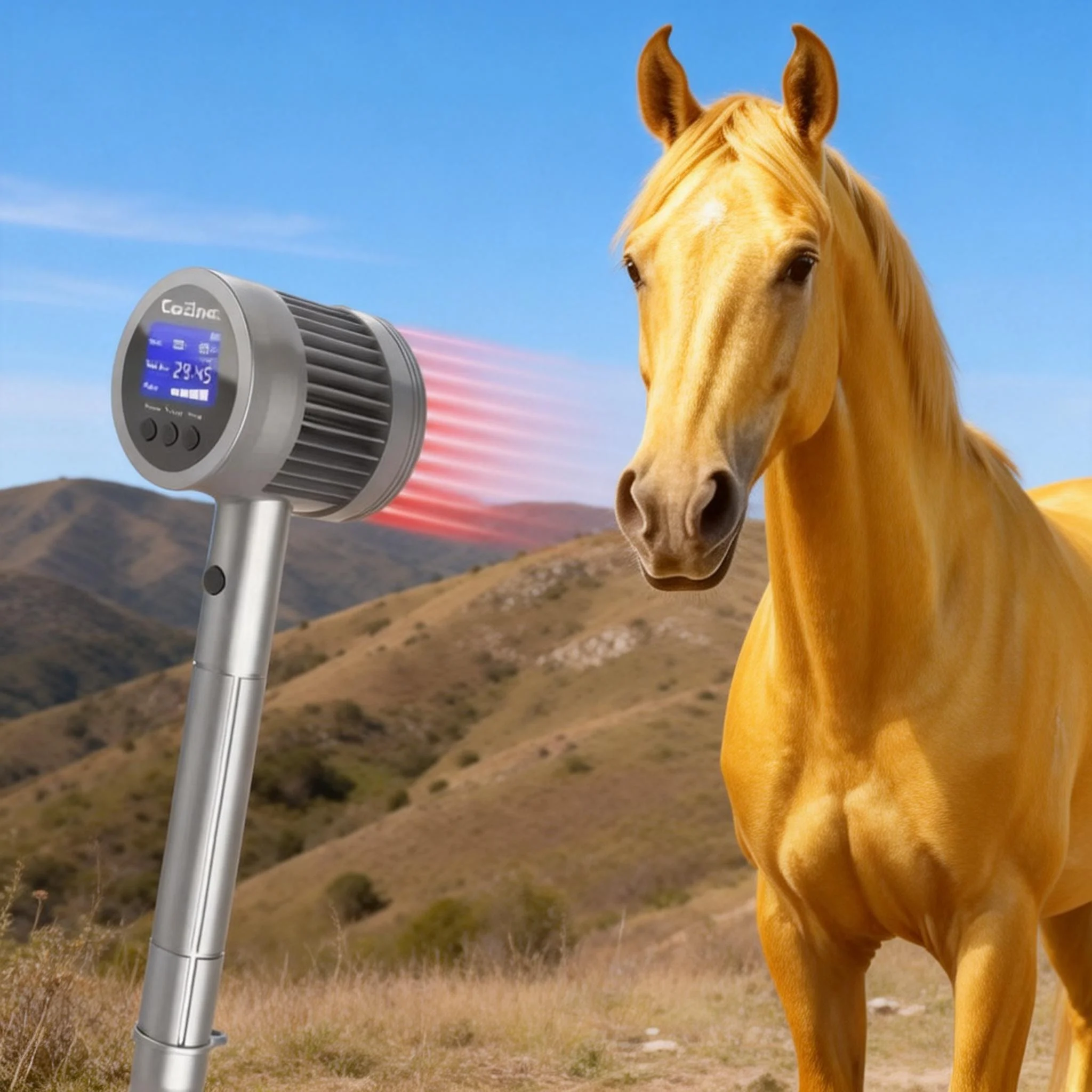 

【Лечение глубоких тканей у лошадей】Медицинский лазер COZING-T05 мощностью 1295 мВт для ухода за суставами лошадей и использования с различными видами животных