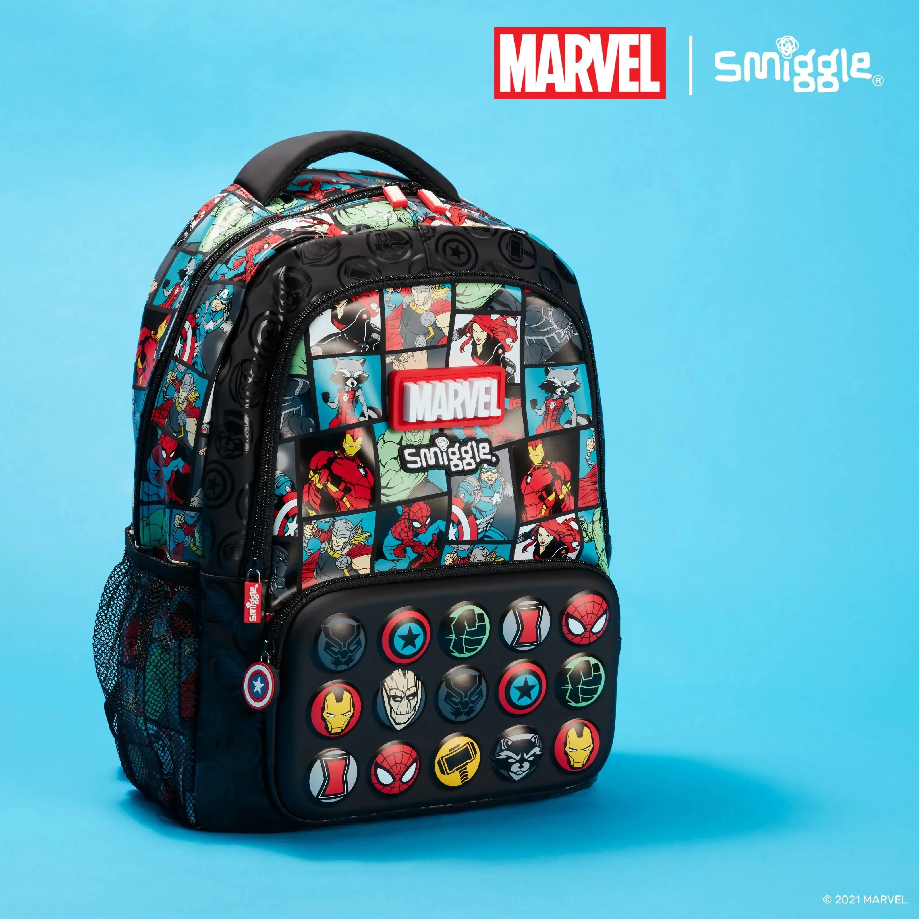 Australian Smilgle Anime Spider Man Backpack For Students Lightweight Lightweight Cute Schoolbags Meal Bags Water Cup Set Gifts