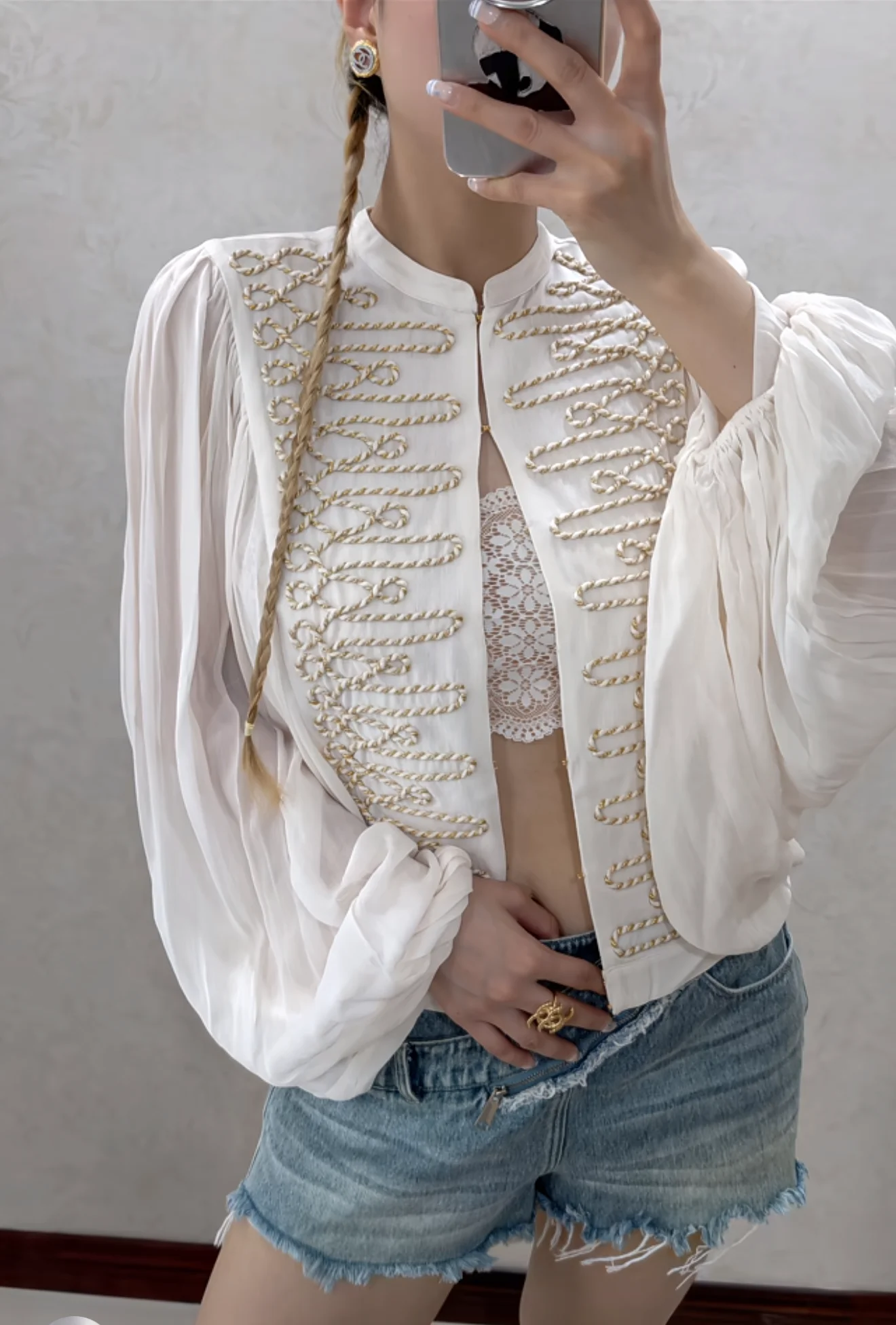 Aurelia Embroidered Statement Blouse S75a4ee65f6e940beabf2b6924d321b7eR