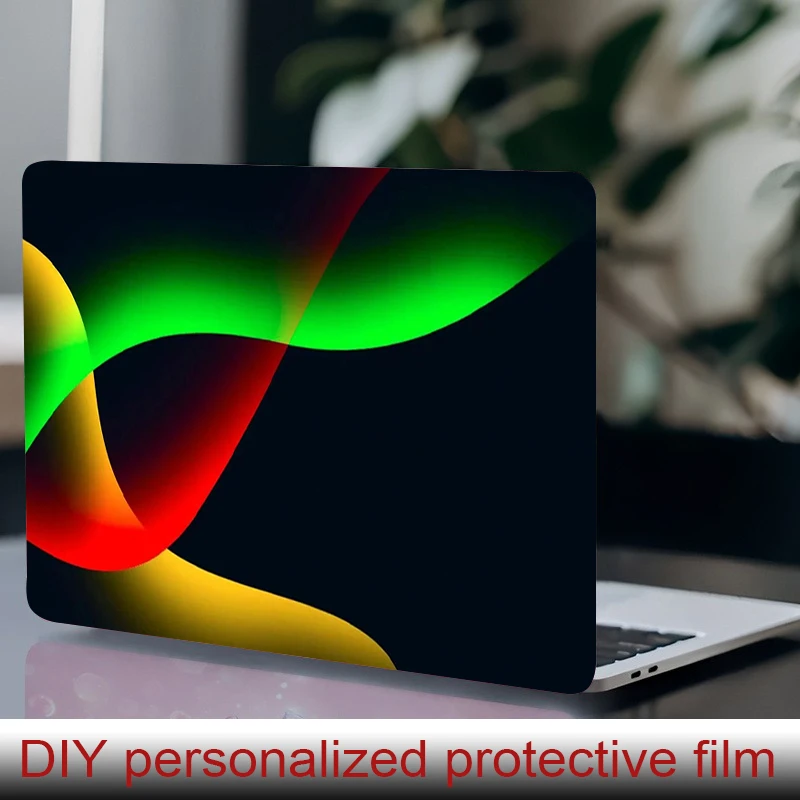 

2 laptop stickers Mechanical Spider Web Protective film, DIY scratch resistant sticker