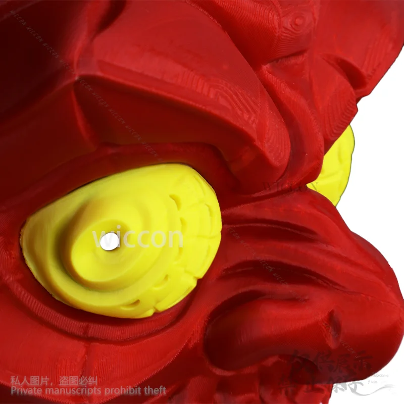 تيربو الجدة زي البلاستيك الصلب ثلاثية الأبعاد قاعدة الطباعة قناع أنيمي Dandadan تأثيري قناع متحرك لجميع القديسين عيد الميلاد مخصص