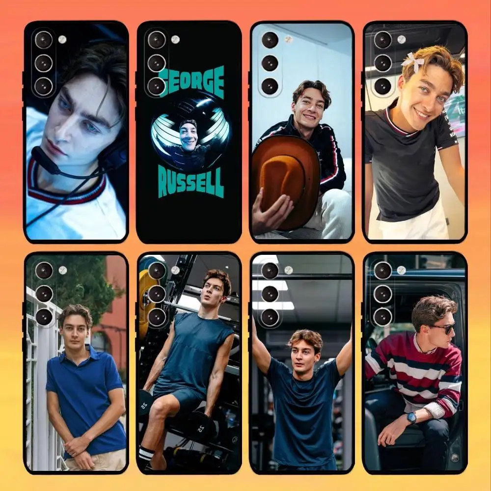 

Driver G-George R-Russell Phone Case For Samsung Galaxy A73,A72,A71,A70,A52,A51 Others Soft Black Cover