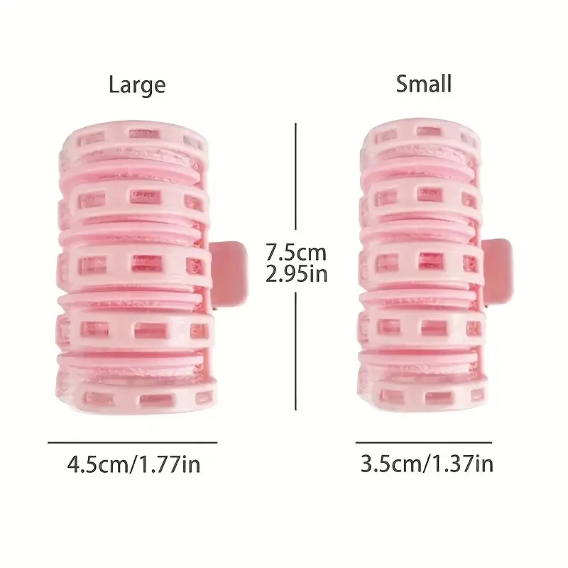 1/2pcs Heatless Root Volumizing Clips for Instant Volume & Natural Waves Self-adhesive Hair Curler Lazy Air Bangs Curling Roller