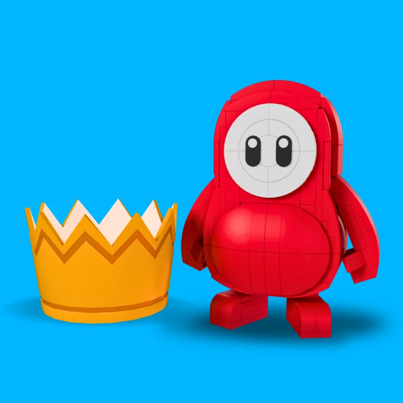 

301 шт. MOC Falles Guys, строительные блоки, рождественский подарок, декоративная сборка «сделай сам», идеально подходит для художественного дисплея, логического