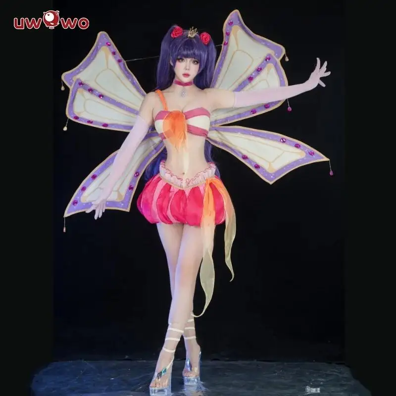 IN STOCK UWOWO Bloomm Enchantixx Season3 Musaa Cosplay Costume Big Fairy Wings Cosplay Outfit Butterfly Fairy Wing