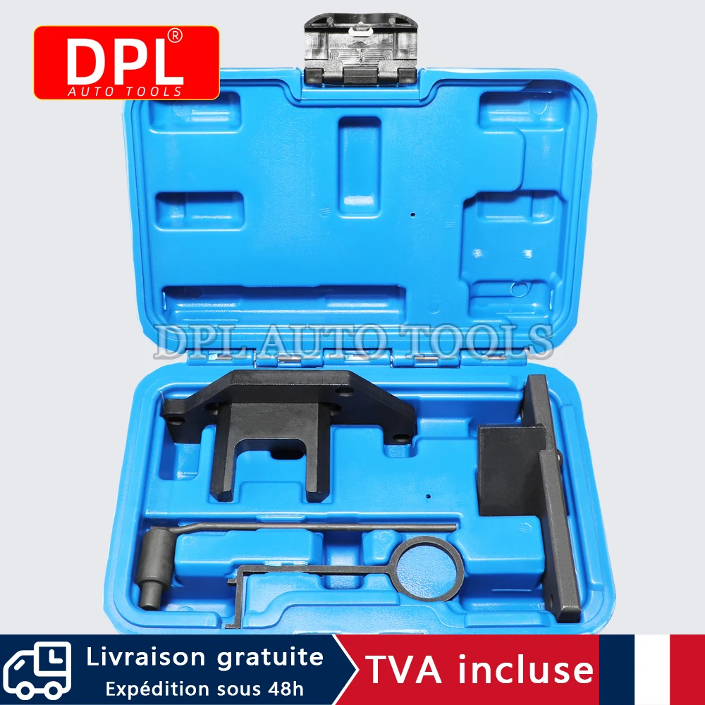 Kit d'outils de calage du moteur, kit d'outils d'arbre à cames, compatible avec les cristaux, KIT DS et Opel, 1.2 VTI, 2018
