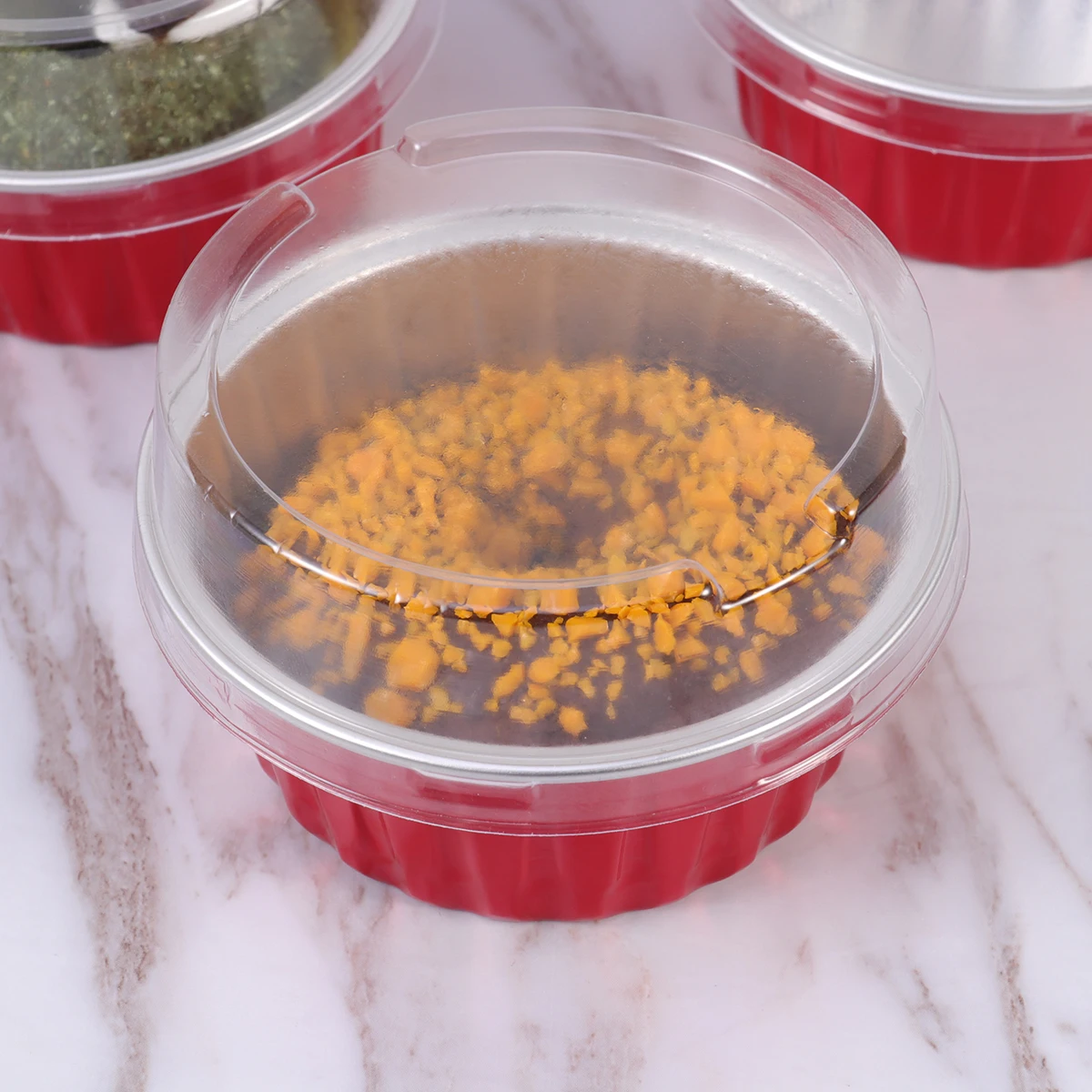 

10pcs 125Ml Aluminum Foil Baking Cups No-Stick Cake Cups For Muffins Cupcakes Brownies Ice Cream Picnics Weddings Kitchen Use