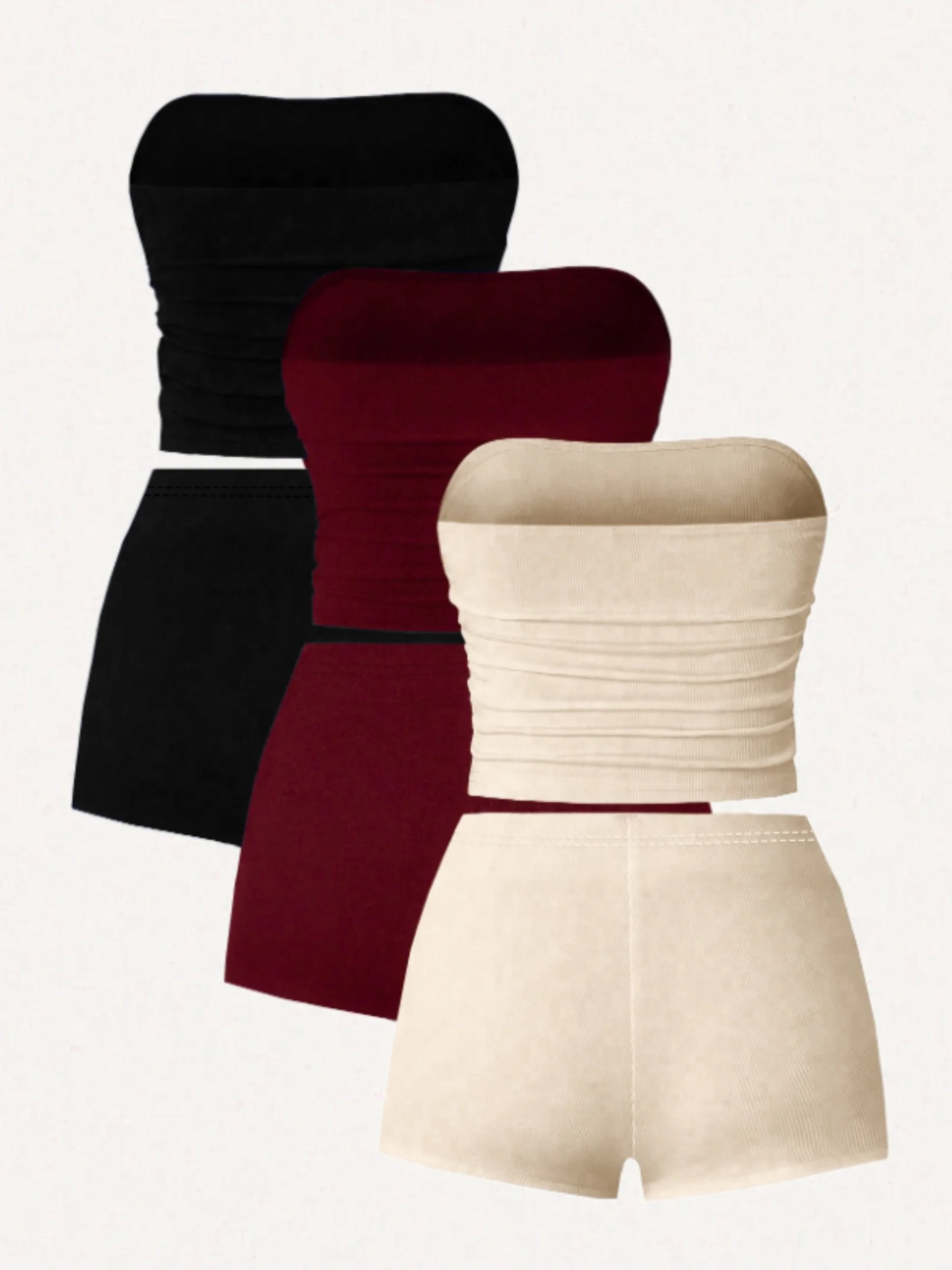 Lente- en zomermodetrend Multifunctionele damesset - Driedelige set