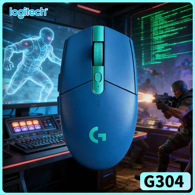 Logitech G304 LIGHTSPEED Wireless Gaming Mouse practical wireless gaming peripheral for full‑time home working freelancers