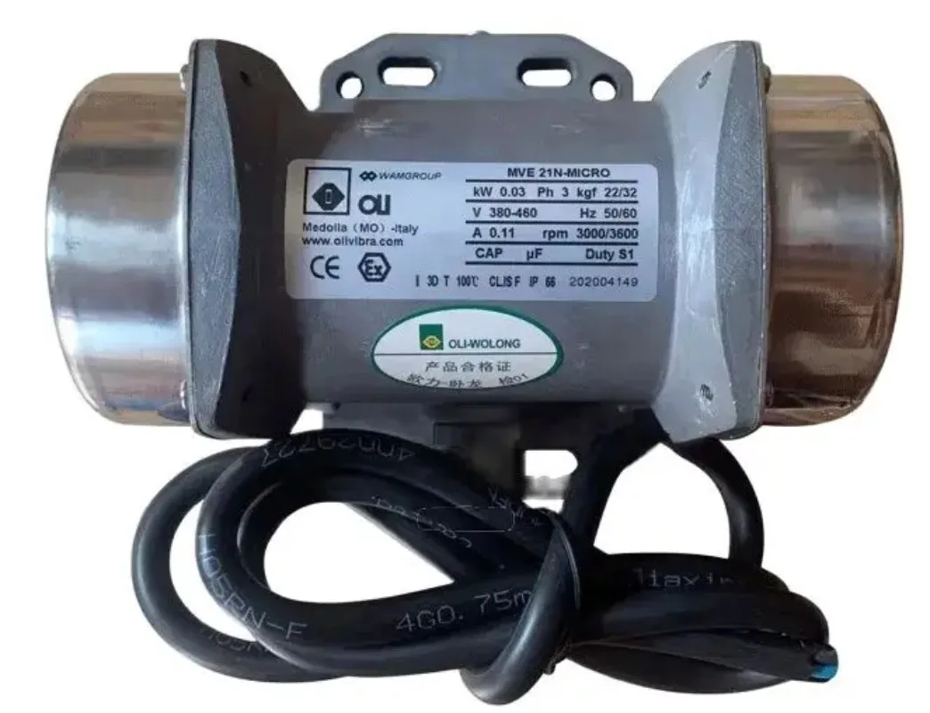 OLI Micro vibration motor MVE21N-MICRO MVE41N-MICRO 220V 380V MVE21/41N-MICRO-M MVE50/3N-DC-10A0-12V MVE50/3N-DC-10A0-24V