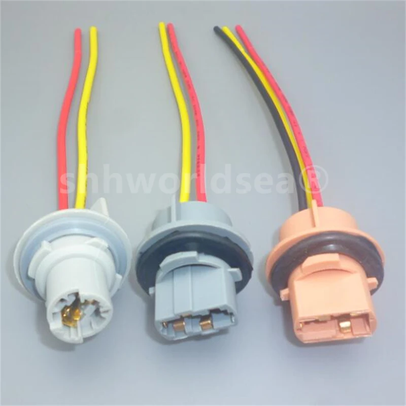 shhworldsea 1Pcs LED T10 T20 1156 1157 B9S G18 Car Lamp Lights Bulb Socket Adapter Extension Connector Plug Bulb Holder