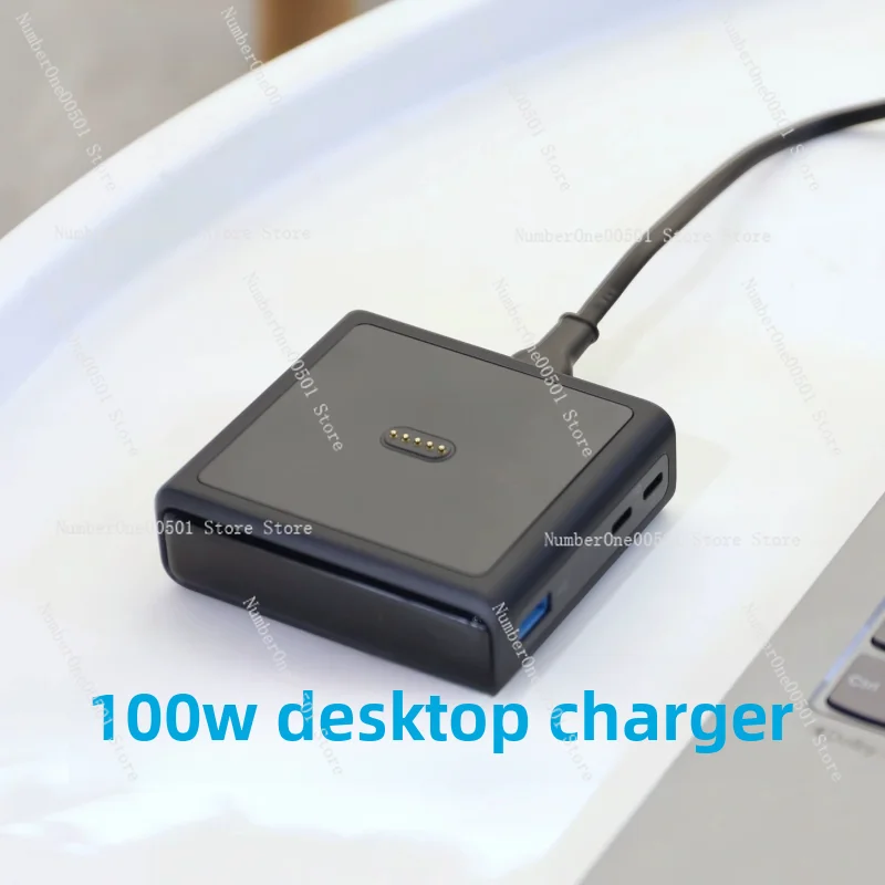 

Мощное зарядное устройство мощностью 100 Вт, 2typec1A, многопортовый мобильный телефон, быстрая зарядка, аккумулятор MacBook, магнитная база