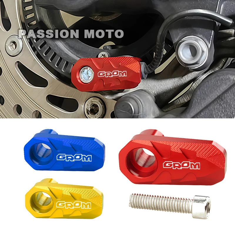 2026 Neue Dekoration für Honda GROM125 MSX125 GROM MSX 125 Motorradzubehör Aluminium Vorderrad ABS-Sensor Schutzgitter