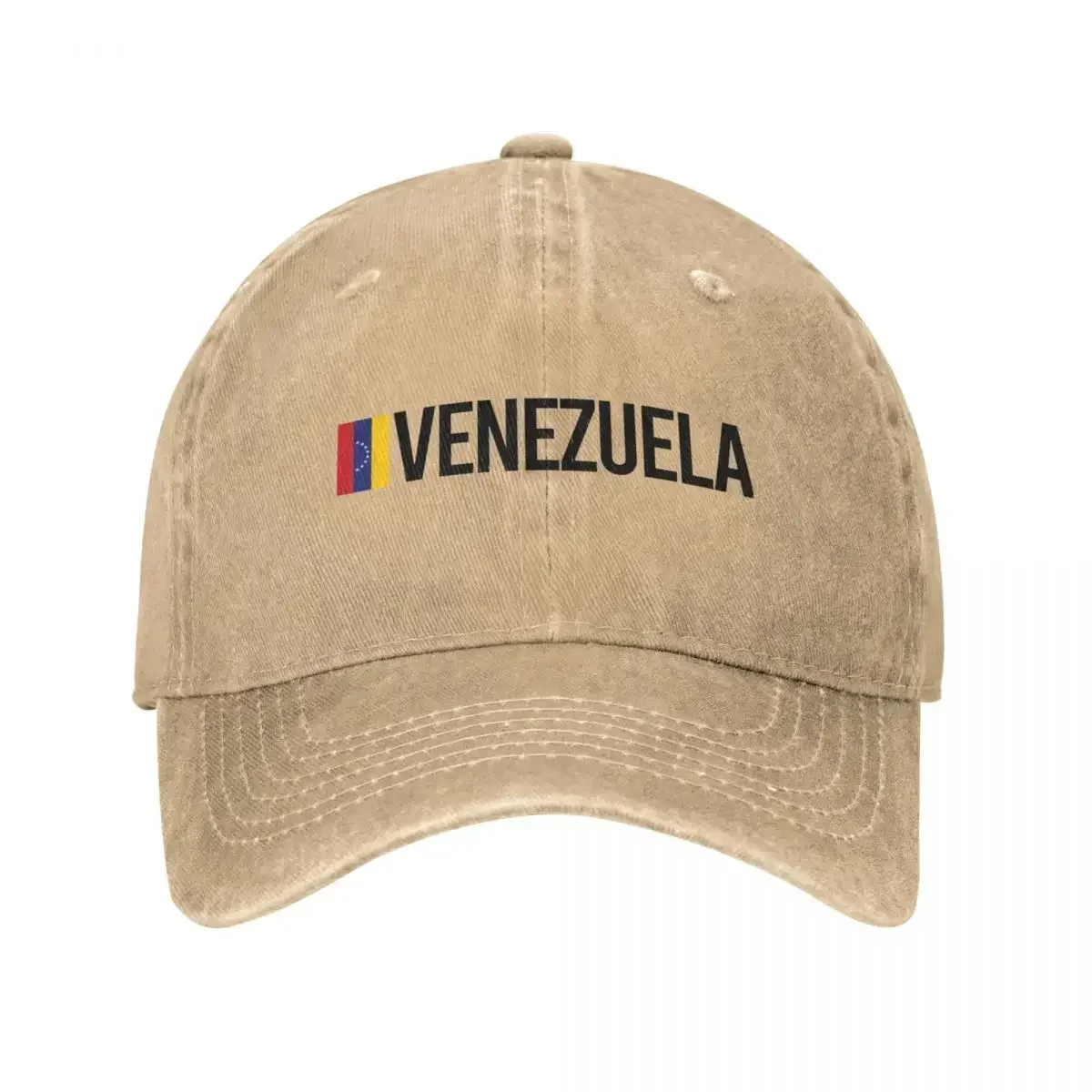 Venezuela Minimal Design Cap Unisex Distressed Deniimm Cap Venezuelan Outdoor Gollff Unstructured Soft Caps Hat