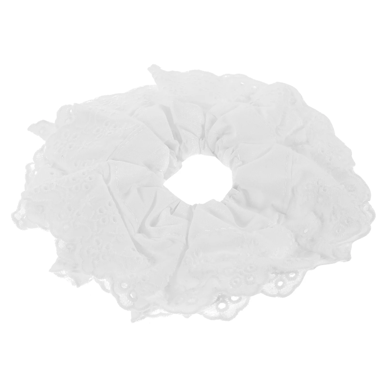 

Decorative Hair Scrunchies Cute Elastic Ties Decorate for Women Girls Fabric Accessories Ponytail Holders