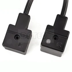 MPM Integrated Solenoid Valve Coil Plug Terminal Terminal Box Connector Din43650A Pin 18mm 4 Holes ACDC Indicator 1M Power Cord