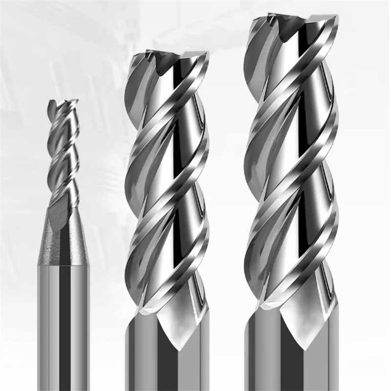 

HRC58 4 Flute Carbide Flat Endmill Tungsten Carbide End Mill CNC Tools Fresa Metal Steel Frez Router Bit Milling Cutter
