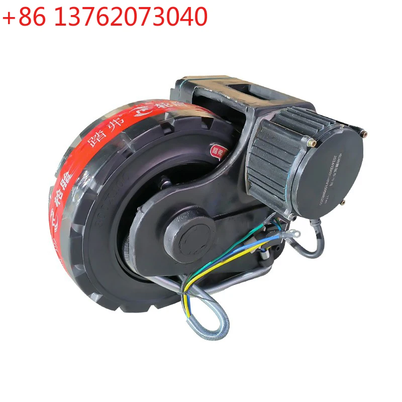 

Электрический наземный вилочный погрузчик с коровой, внедорожное ведущее колесо, 48 В, 1500 Вт, гидравлический двигатель с ручкой поддона, двигатель-ускоритель