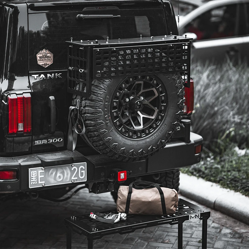 For Great Wall Tank 300 Off-Road Vehicle Spare Tire Storage Rack Modification Accessory Exterior Decoration