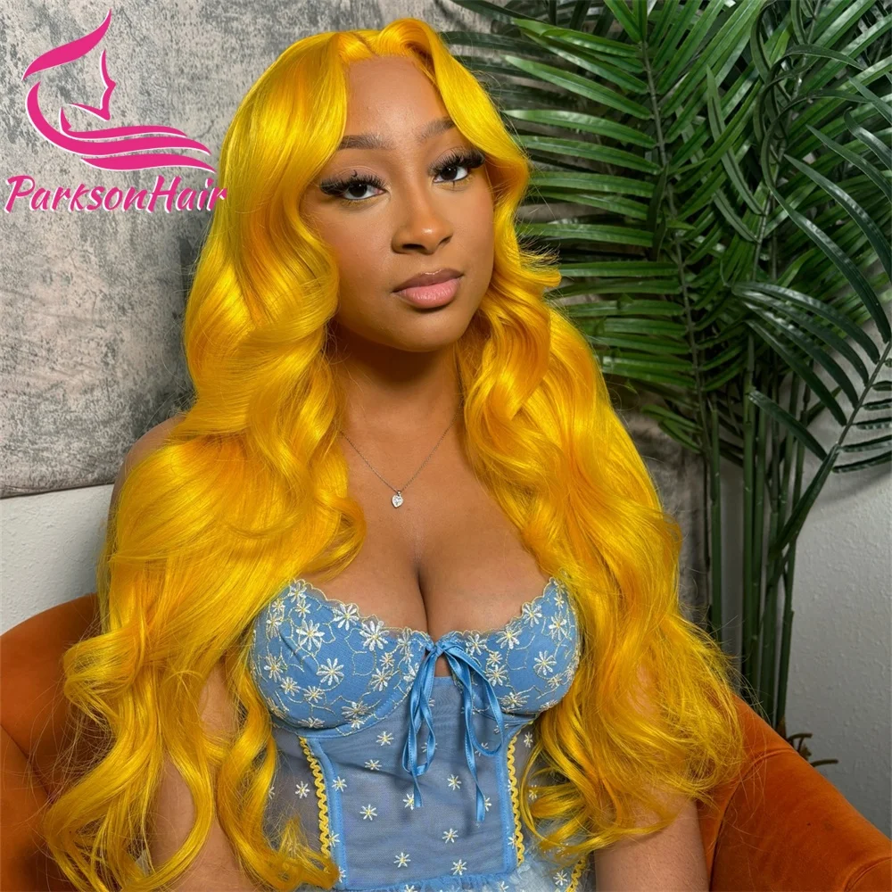 

Blonde 613 Colored Yellow Full Lace Wig Human Hair Honey HD Lace Frontal Wig Body Wave Lace Front 100% Human Hair Wigs for Women