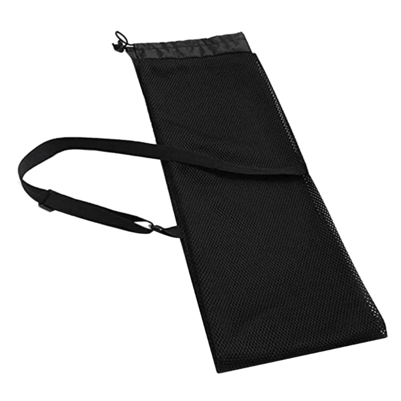 

652F Kayak Paddles Storage Bag Pouches Adjustable Shoulder Strap Drawstring Mesh Bag Canoes Boats Split Paddles Carrying Bag