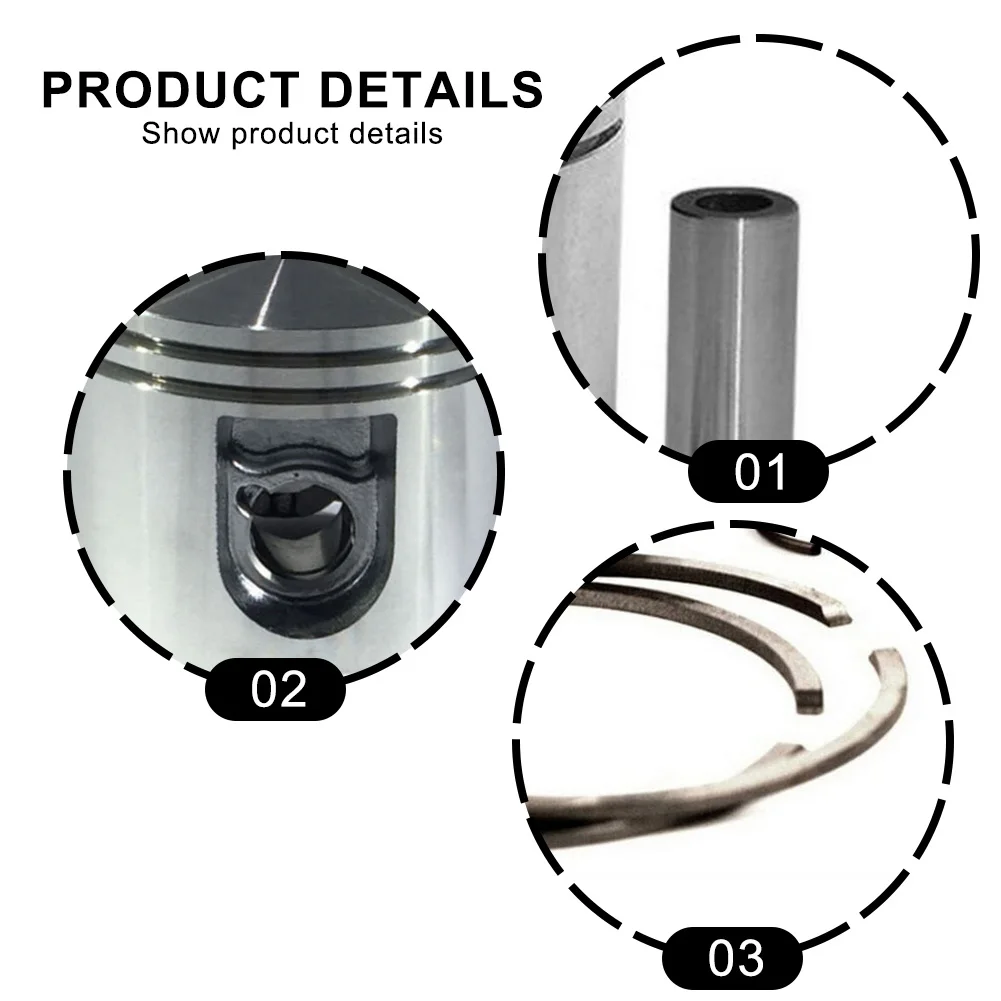 56MM Piston Pin Ring Circlip Kit for TS700 for TS800 Replace 4224 030 2005 Exact Fit Circlip and Pin Kit for Engine Service