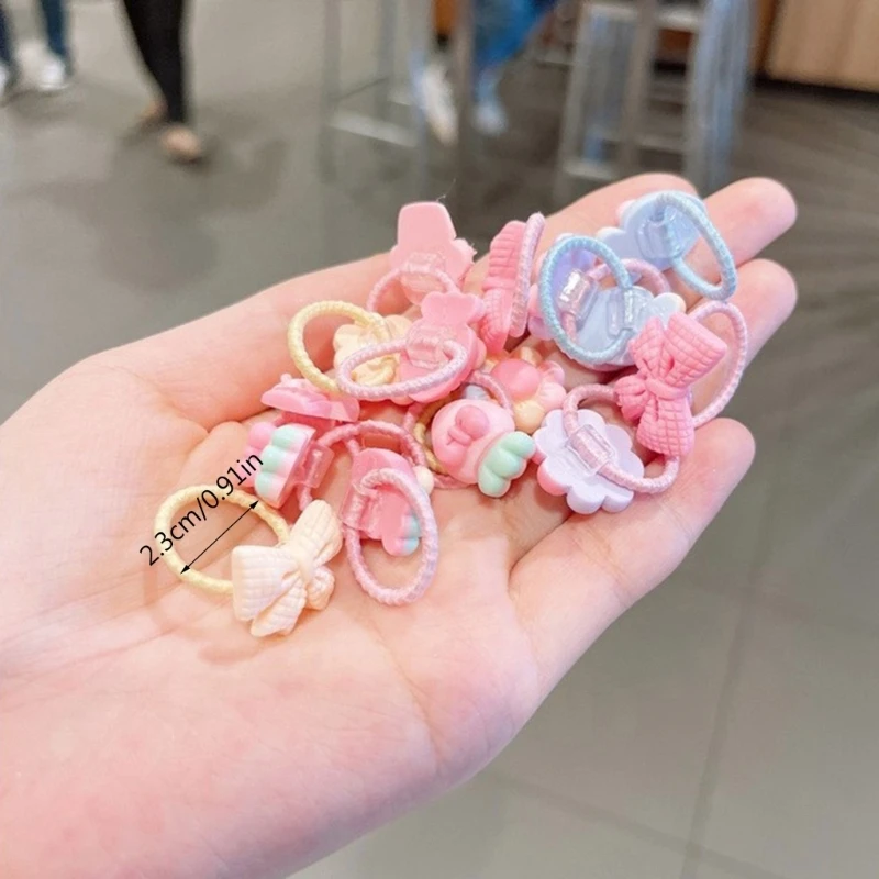 Karet Gelang Karet Rambut Ekor Kuda Aksesoris Rambut untuk Anak Perempuan Balita Anak