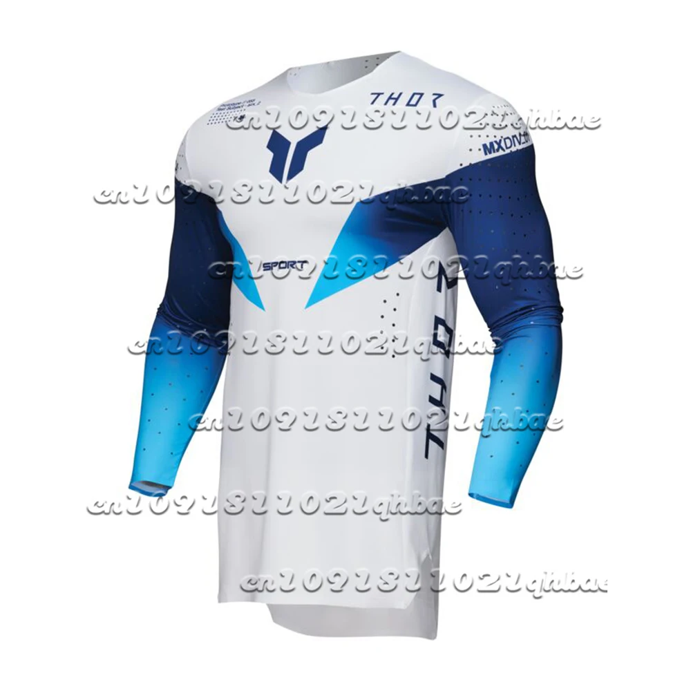 

2025 Men's And Women's Cycling Wear Thor Sportmode Long Sleeve Sports Shirt Summer Motorcycle Breathable Speed Sweating T-Shirt