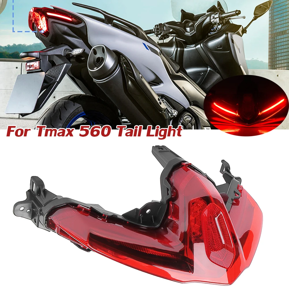 Motorcycle Accessories Rear Brake Tail Light For Yamaha Tmax 560 T-MAX 560 XP560 T-MAX560 2020 2021 2022 Tmax560 Taillight LED