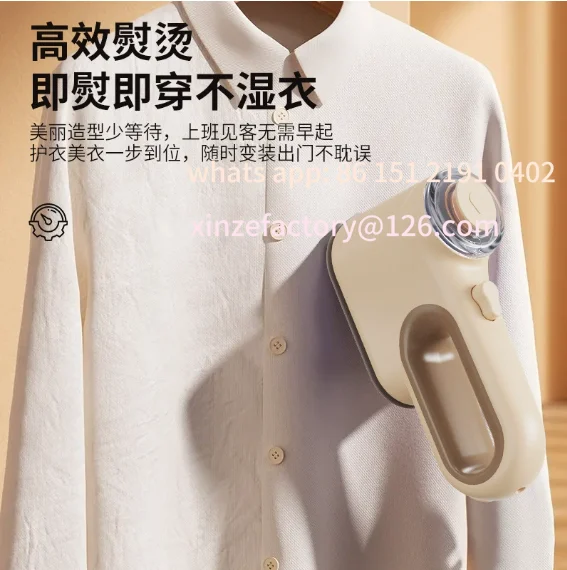 

Customizable Small Home Portable Handheld Hanging Iron Mini Travel Portable Folding Steam Brush Electric Iron Ironing