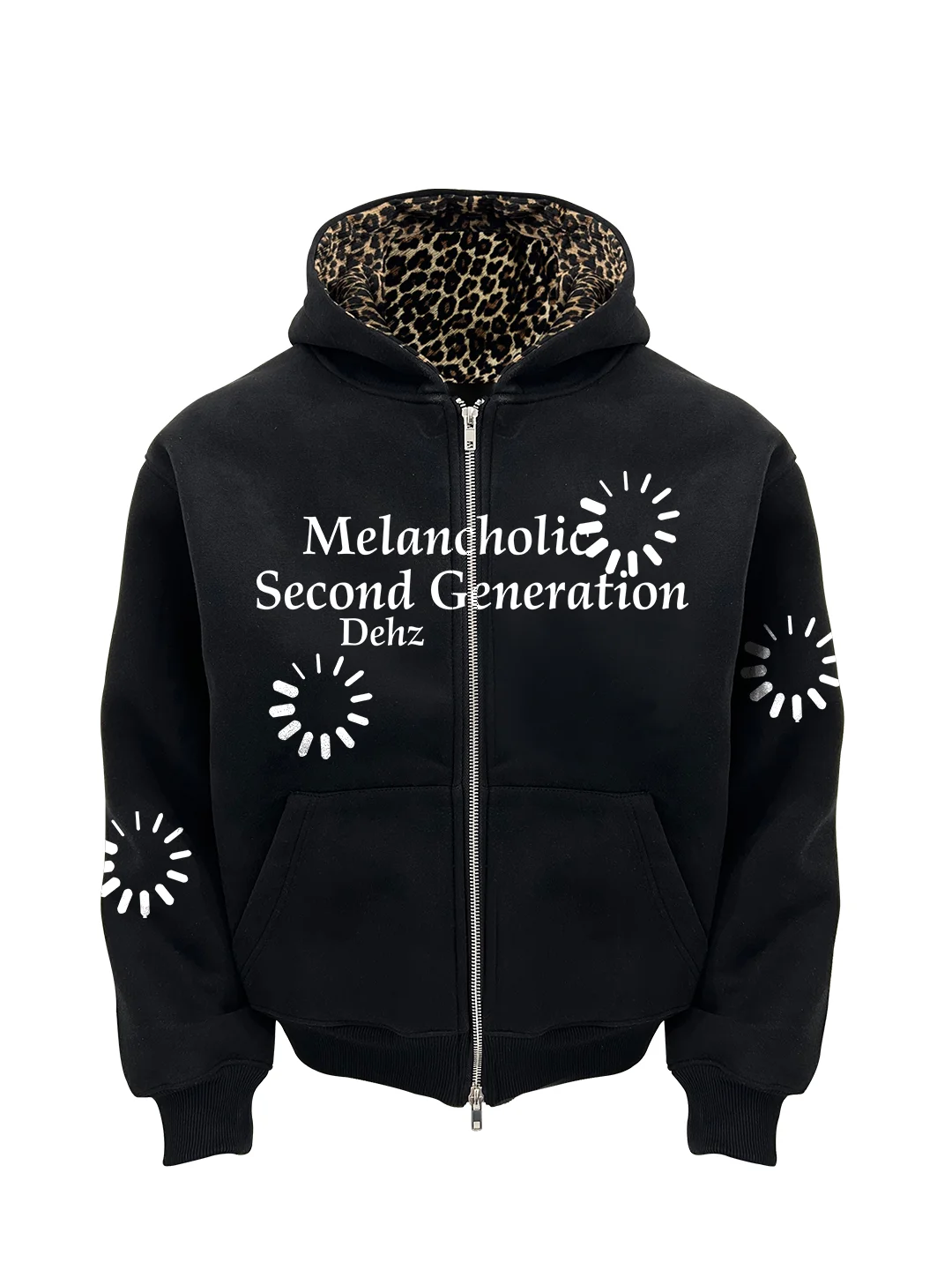 Autumn Winter New Jacket Unisex Cardigan American Fashion Trend Loose Casual Youth Popular Letter Print Sweatshirt