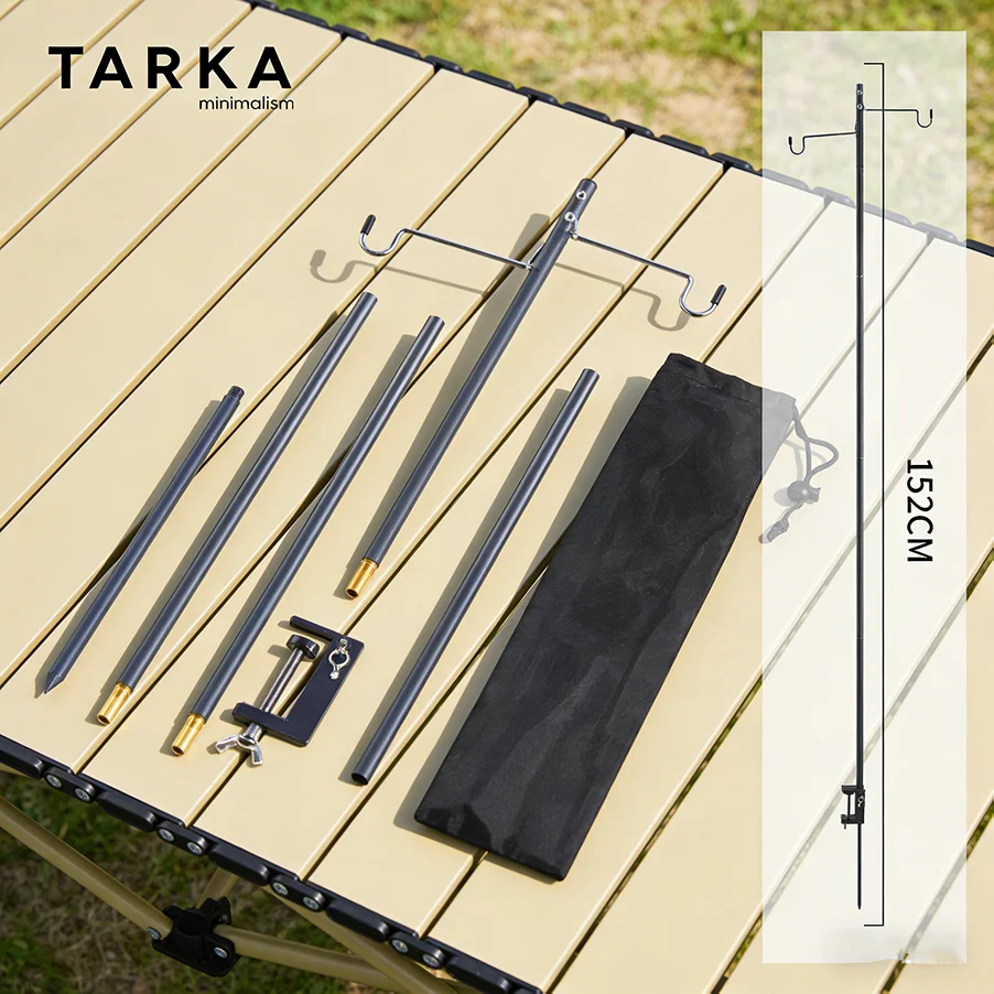 

Подставка для кемпингового фонаря TARKA Grounding Style, легкая разборная стойка-держатель для фонаря, аксессуары для освещения на природе и в походах
