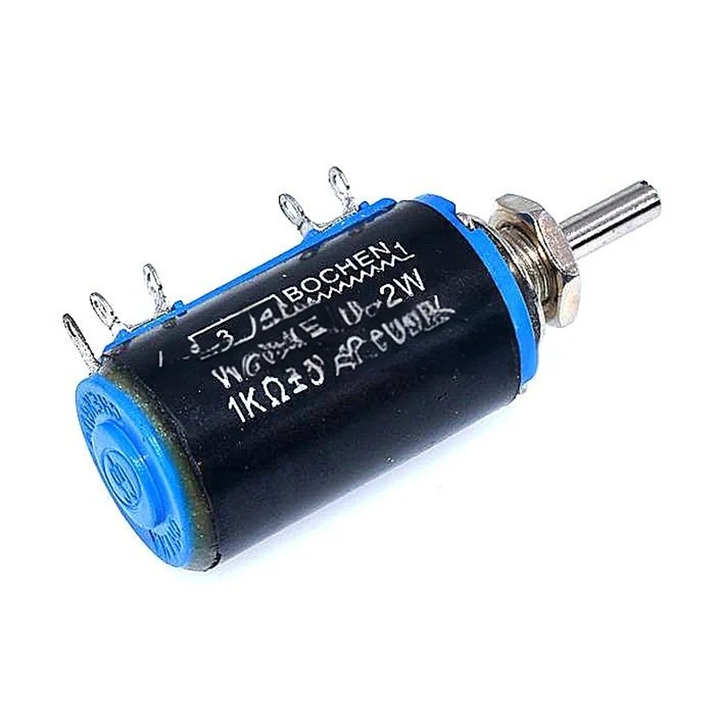 WXD3-13-2W Series Precision Multi-Turn Potentiometer-Resistance Values 1K 2.2K 3.3K 4.7K 10K 22K 47K 100K