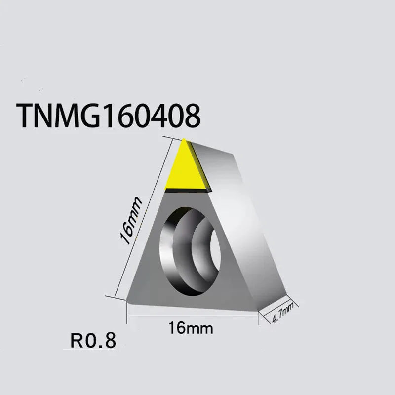 

MCD Diamond TNMG160408 Insert Single Crystal Turning Tool High Hardness Diamond Cutter for Copper Aluminum to Achieve Mirror Ef