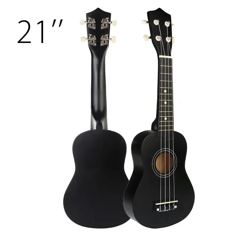 

21in Ukulele Set 4 Strings Combo Hawaii Bass Stringed Musical Instrument Set Kits+Tuner+String+Strap+Bag