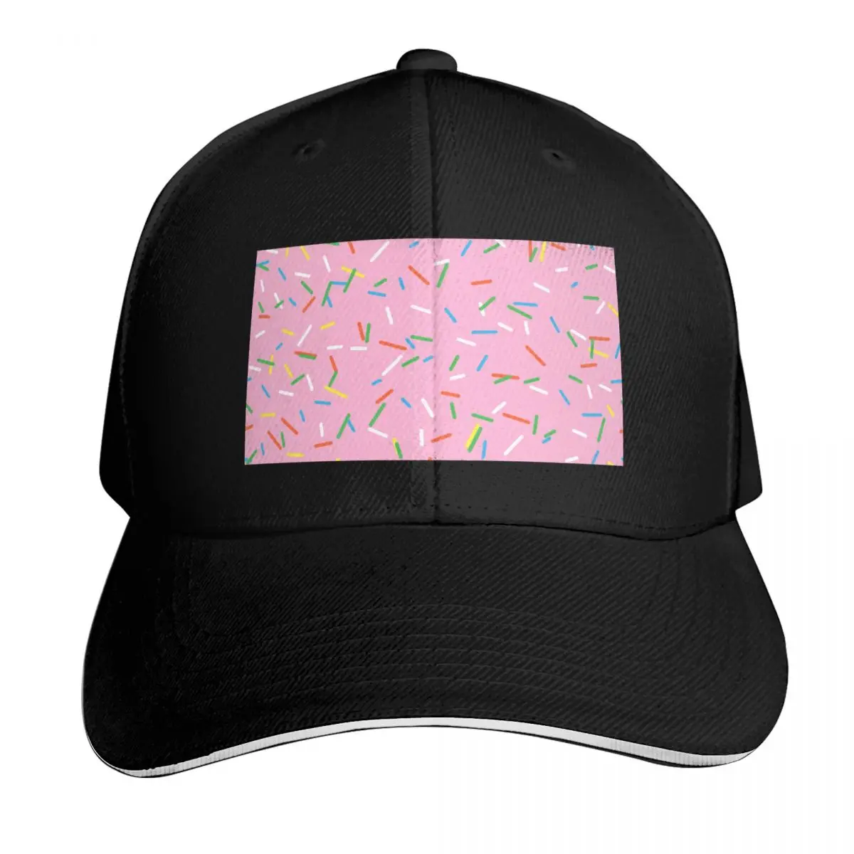 

Pink Dessert Sprinkles Baseball Cap custom Hat Anime Icon Luxury Brand Baseball For Men Women's