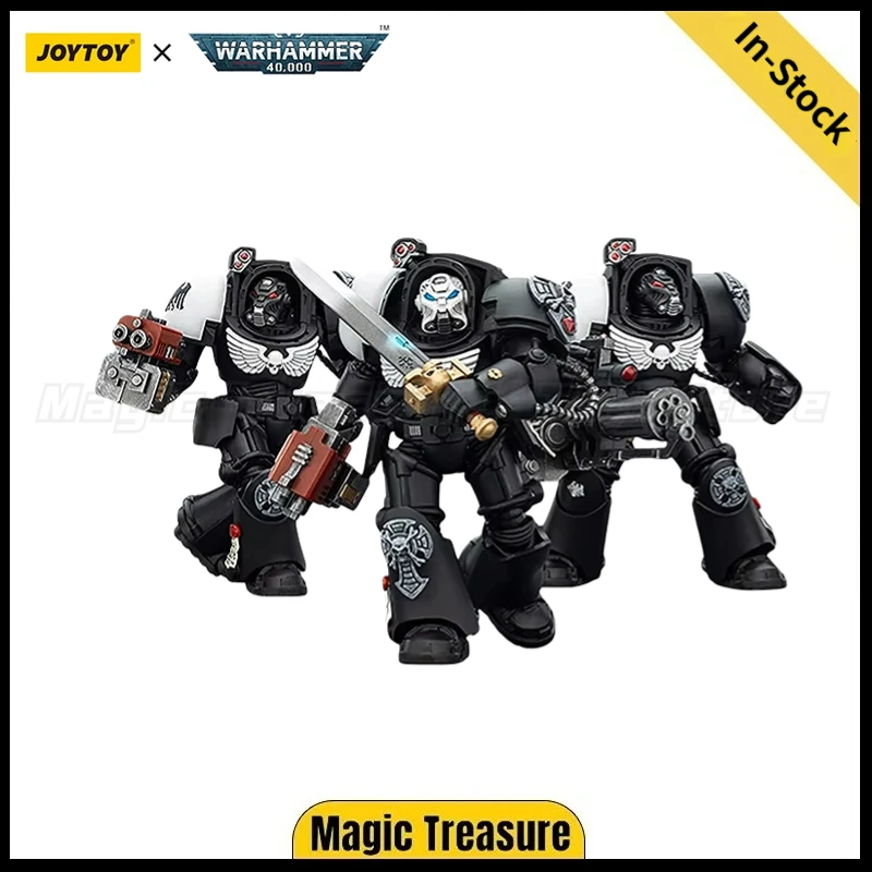 

В наличии: Оригинальная коллекционная фигурка JOYTOY Warhammer 40K Black Templars Terminator, 3 шт., масштаб 1/18.