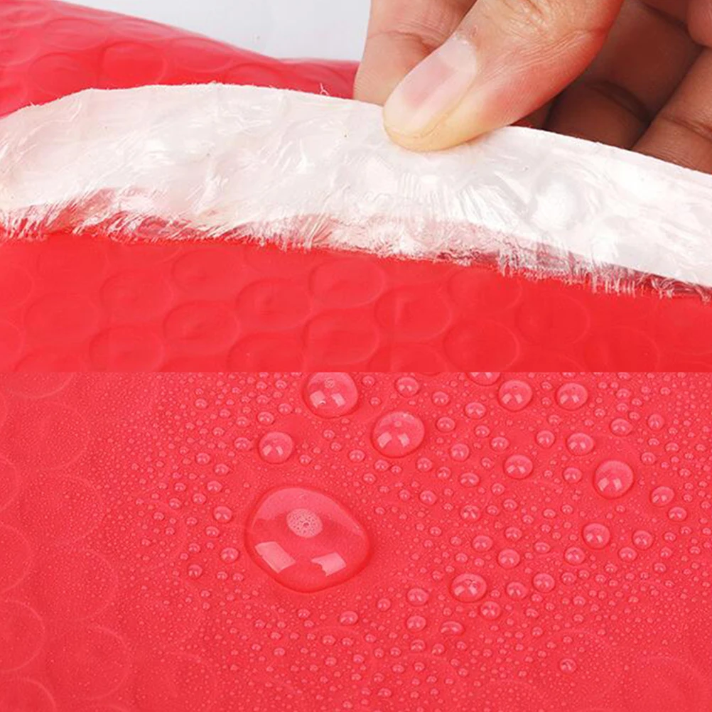 20Pcs Bubble Storage Bag Heavy Duty Tear Resistant Mailer Pouch Lightweight Protective Packing Bag for Books Products (Black