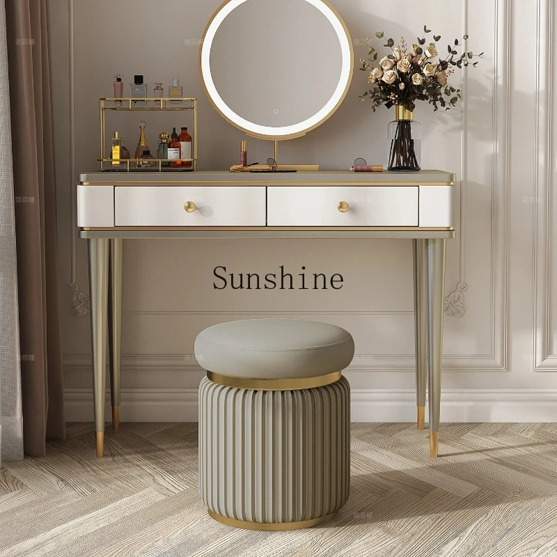 

Solid wood dresser storage cabinet integrated bedroom small, light luxury corner, integrated