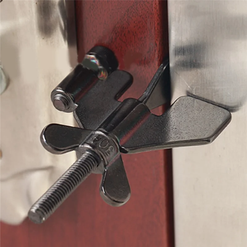 Портативный дверной замок ABGN, сверхмощный регулируемый дверной замок для путешествий, устройства защитных дверных замков для дома, гостиницы, общежития