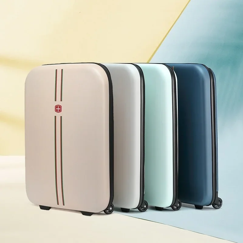 20 Inch 24 Inch Lightweight Suitcase for Travel Business Compact Folding Luggage New Foldable Carry On Luggage