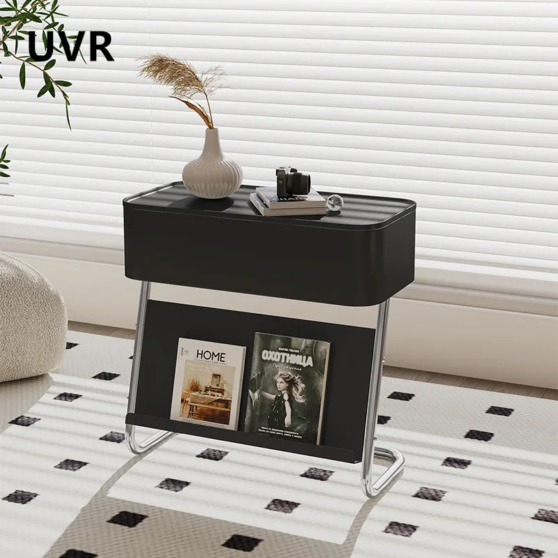 UVR Small Coffee Table Living Room Sofa Sideboard Bedroom Small Side Table Hotel Side Corner Table Removable Coffee Table