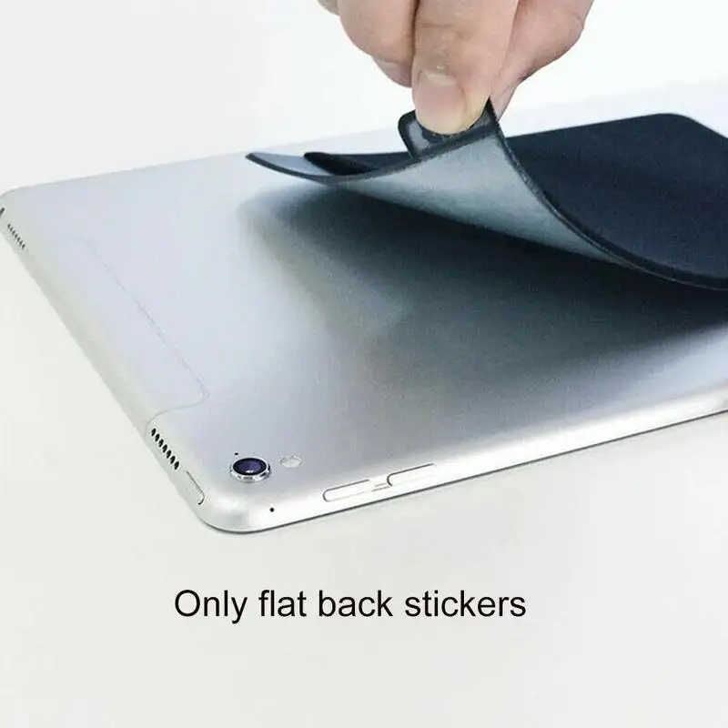 Adhesive Laptop Back Storage Bag Tablet Black Storage Mouse Bag Mouse Bag Large Stretch Fabric Digital Hard Drive Pen Organizer